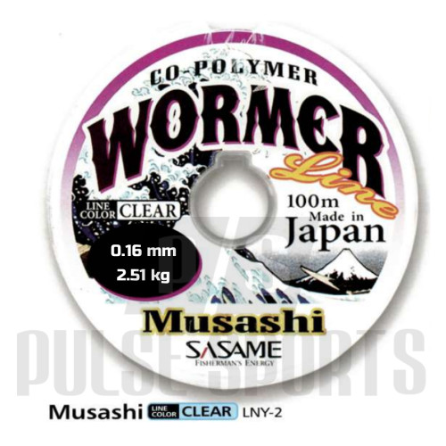 FIL SASAME MUSASHI 100 MT Diamètre 0.16mm