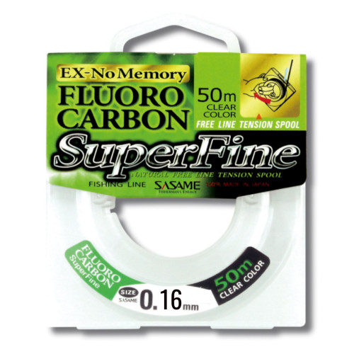 FIL FLUORO CARBON SUPERFINE 50 MT Diamètre 0.16mm